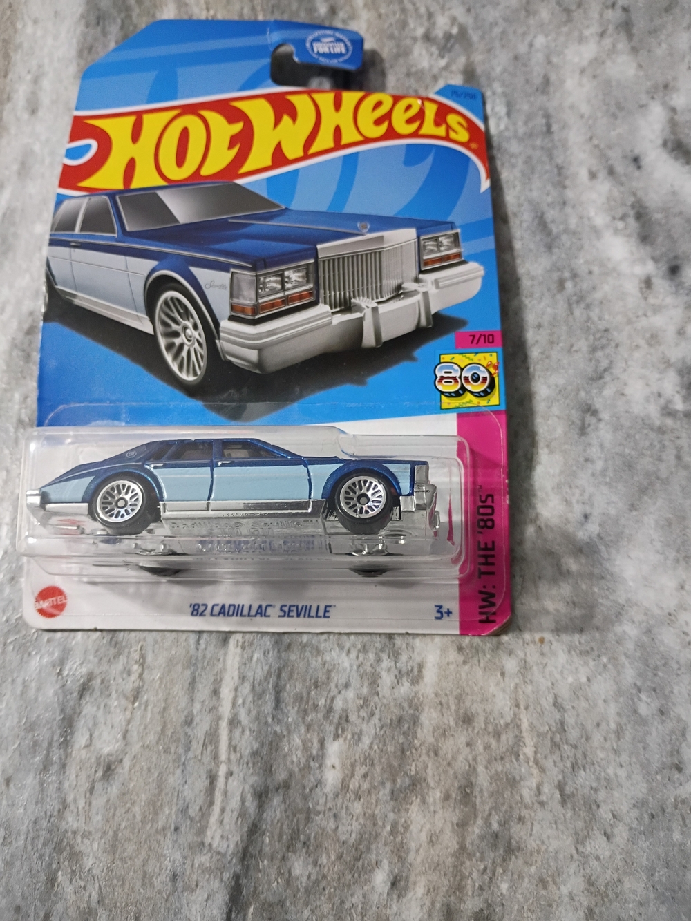 Hot Wheels '82 Cadillac Seville Die-Cast Toy Car - Blue